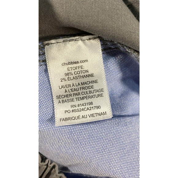 Chubbies Shorts Mens Size XXL Grey Original Stretch Twill 5.5' Inseam Chino - Picture 9 of 12